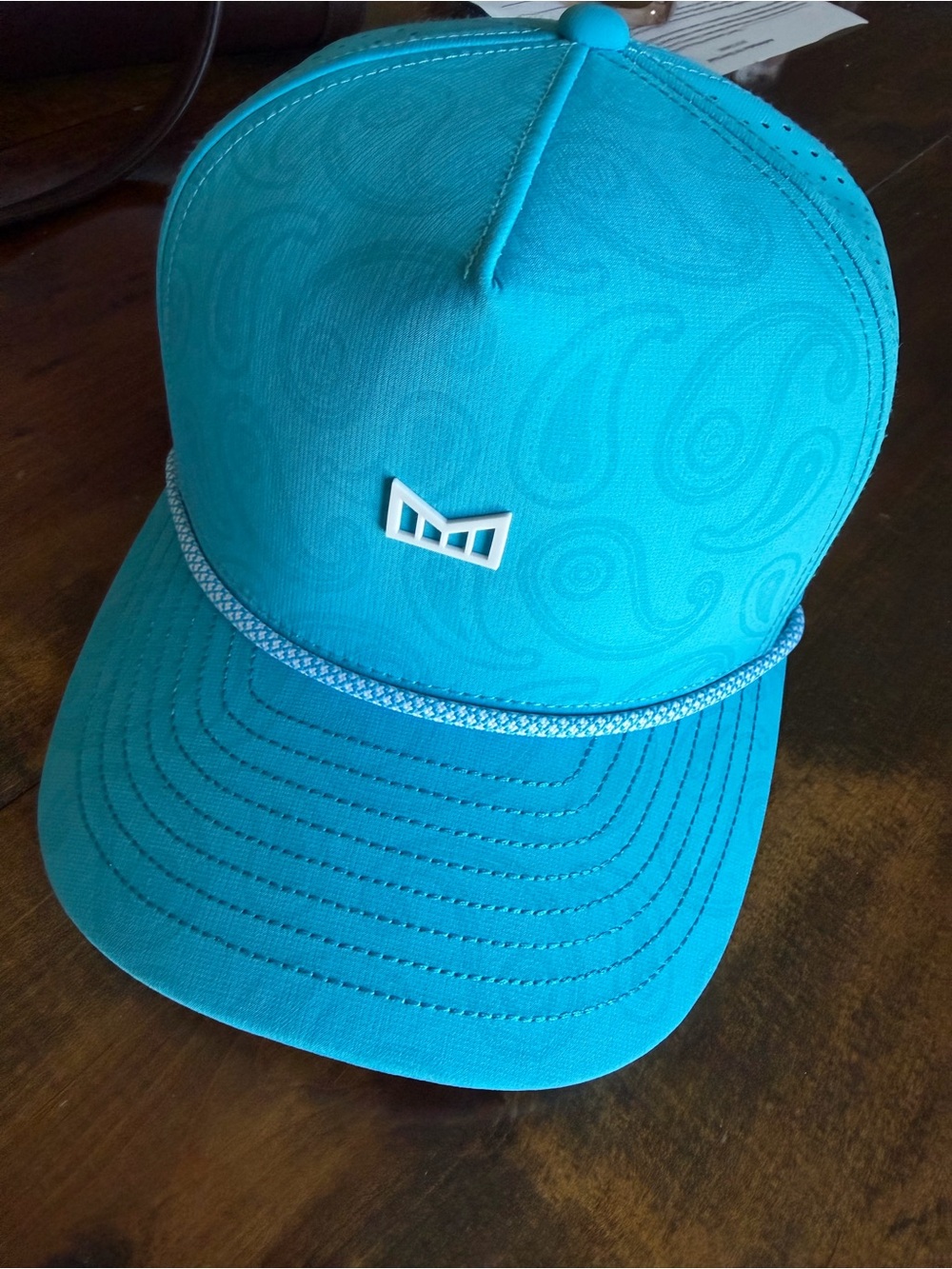 Melin Odysea Links Hydro Hat Electric Blue Paisley Golf Snapback CLASSIC